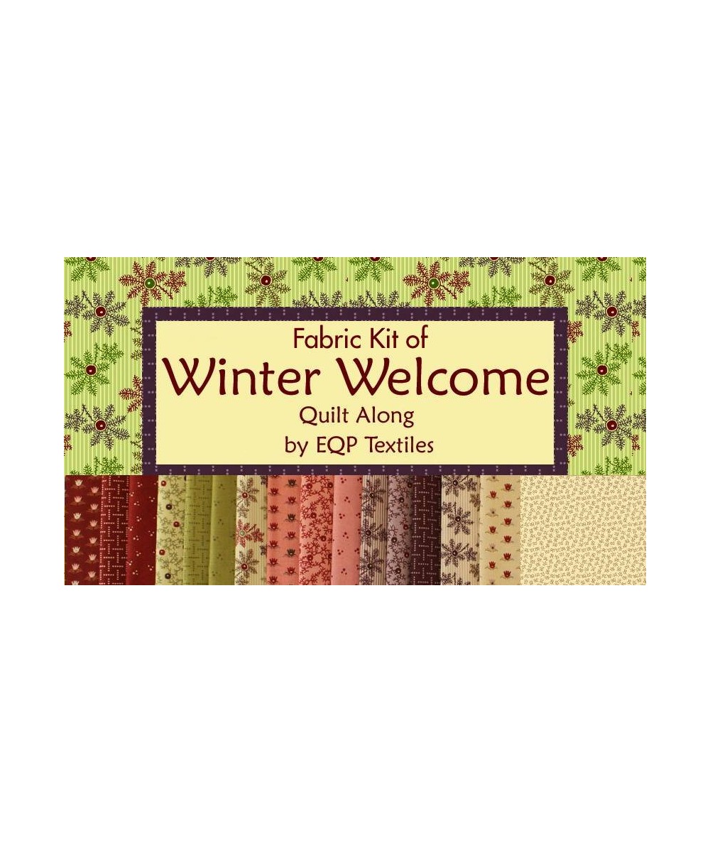 EQP Kit Winter Welcome Quilt Along Roberta De Marchi - 4
