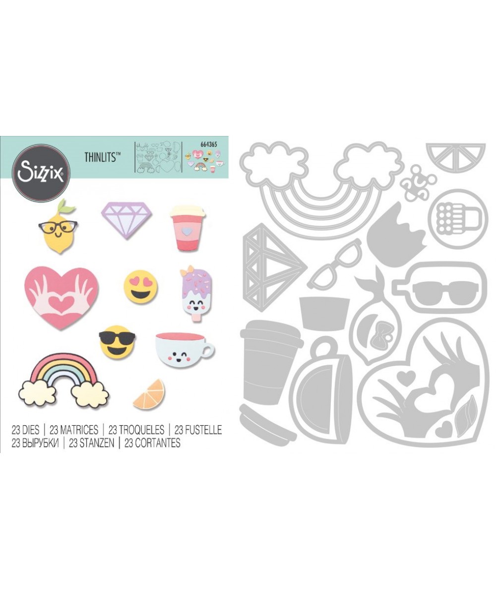 Thinlits Die - Set 23PK Spring Icons Sizzix - Big Shot - 1