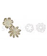 Movers & Shapers Die Magnetic Set 2PK Mini Tattered Florals Set by Tim Holtz Sizzix - Big Shot - 1