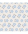 Tilda 110 Meadow Basics Blue, Tessuto con Fiori Blu su fondo chiaro Tilda Fabrics - 1 Tilda 110 Meadow Basics Blue, Tessuto con Fiori Blu su fondo chiaro Tilda Fabrics - 1