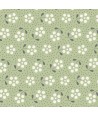 Tilda 110 Meadow Basics Pine, Tessuto con Fiori su fondo Verde Pino Tilda Fabrics - 1