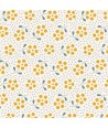 Tilda 110 Meadow Basics Yellow, Tessuto con Fiori Gialli su fondo chiaro Tilda Fabrics - 1