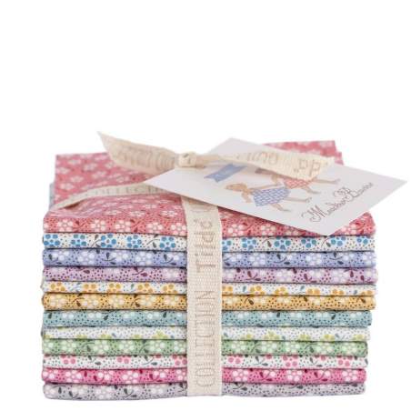 Tilda Meadow Basics Fat Eight Bundle, Pacchetto di 12 tessuti 27 x 50 cm Tilda Fabrics - 1