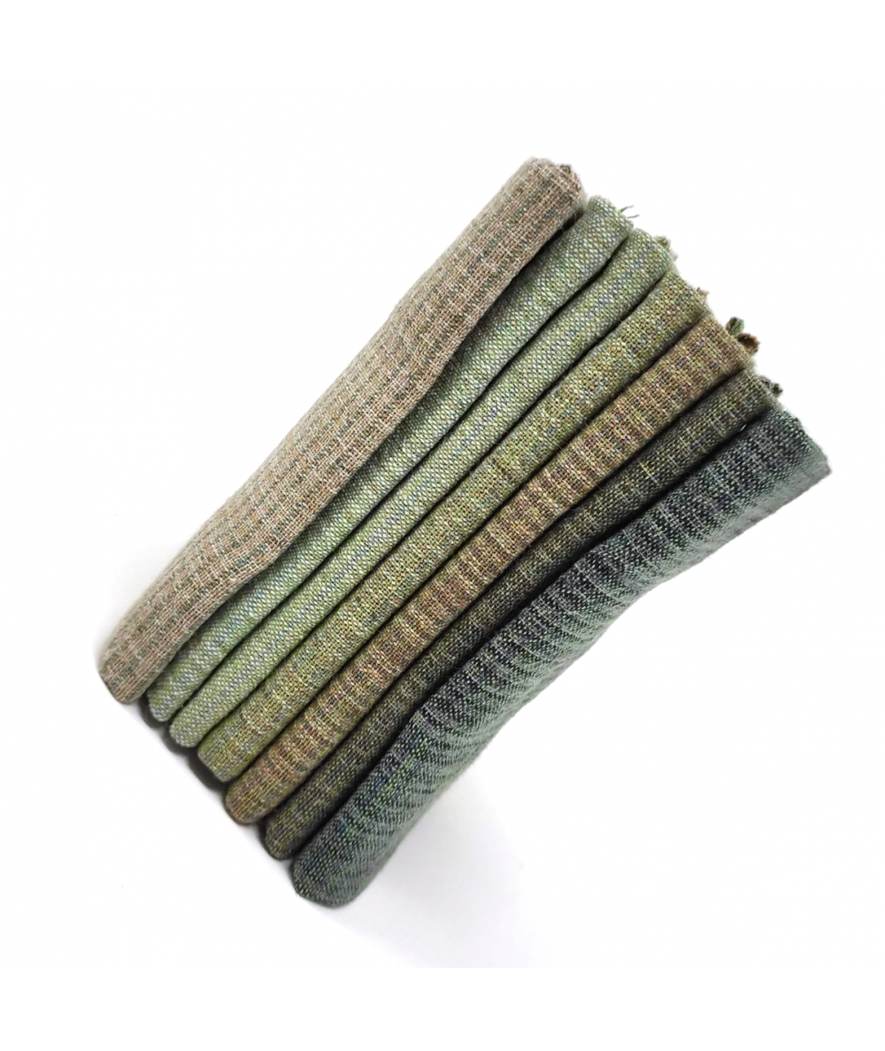 Pacchettino Giapponese, 7 Tessuti 33 x 35 cm, Verde Beige Roberta De Marchi - 2