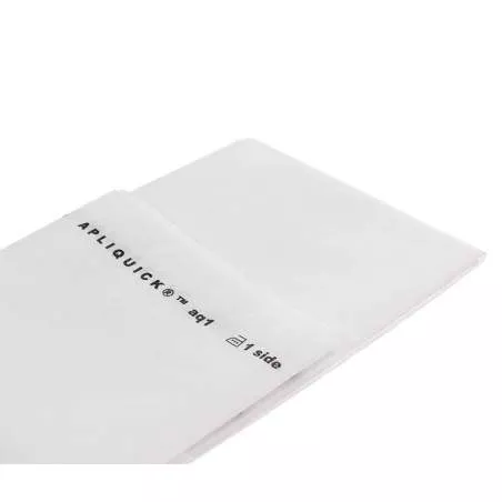 Fliselina Termoadesiva per Tecnica Apliquick, 100 x 90 cm - FUSIBLE STABILIZER Apliquick - 1