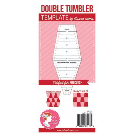 Double Tumbler - Template Patchwork Doppio Bicchiere It's Emma - 2