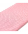 Tessuto Stampato Fondo Rosa con piccoli Pois Bianchi, h145 Roberta De Marchi - 1 Tessuto Stampato Fondo Rosa con piccoli Pois Bianchi, h145 Roberta De Marchi - 1