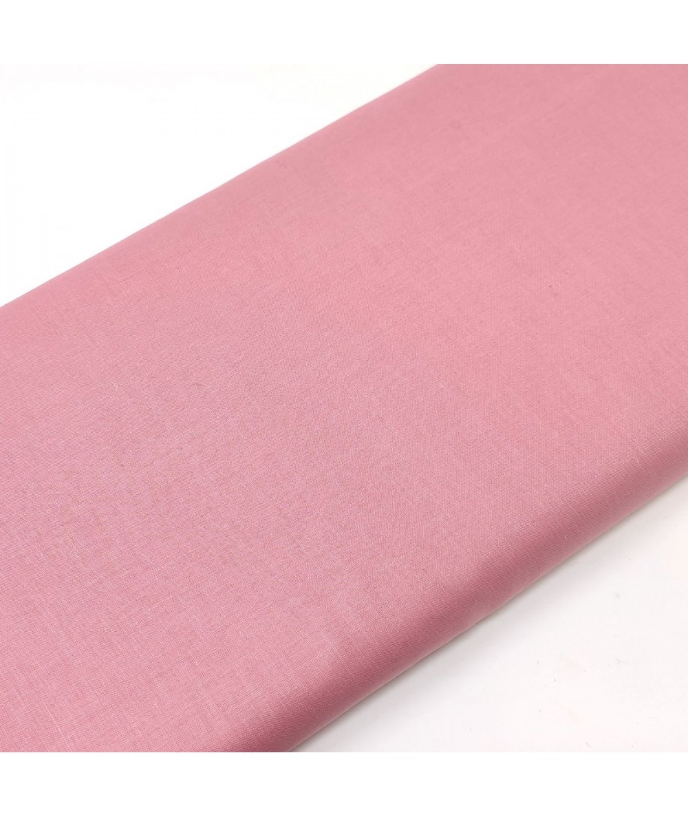 Tessuto Tinto in Filo Rosa Aragosta Tinta Unita, h145 Roberta De Marchi - 1