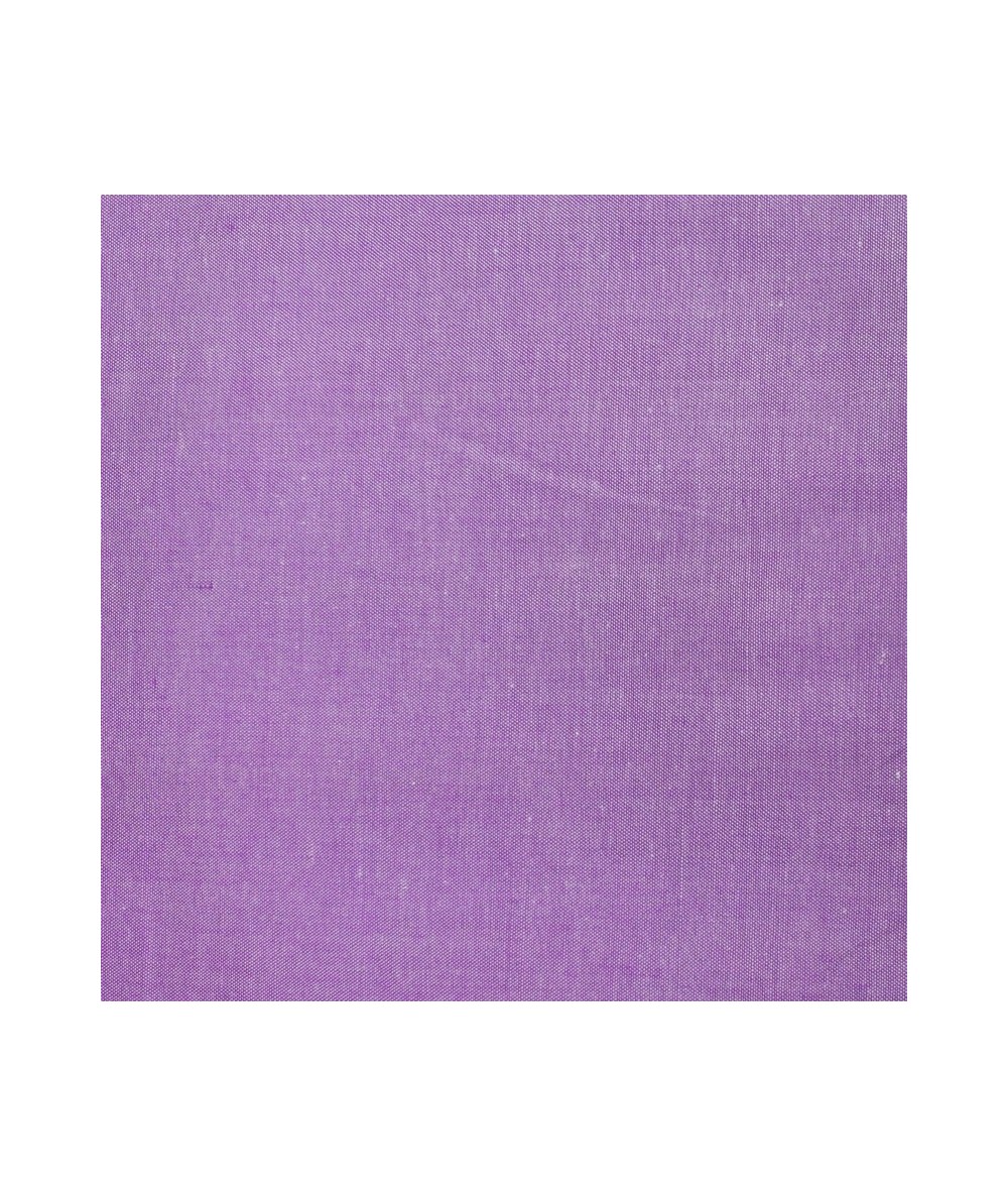 Tessuto Tinto in Filo Viola Scuro Tinta Unita, h140 Roberta De Marchi - 1