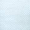 Tessuto Stampato Fondo Celeste con piccoli Pois Bianchi, h150 Roberta De Marchi - 1