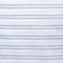 Tessuto Tinto in Filo a Righe Azzurro Polvere, Celesti e Beige, h160 Roberta De Marchi - 1