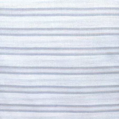 Tessuto Tinto in Filo a Righe Azzurro Polvere, Celesti e Beige, h160 Roberta De Marchi - 1