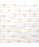 Tessuto Piquet Fondo Bianco con Pois Crema, h150 Roberta De Marchi - 1
