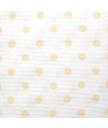Tessuto Piquet Fondo Bianco con Pois Crema, h150 Roberta De Marchi - 1 Tessuto Piquet Fondo Bianco con Pois Crema, h150 Roberta De Marchi - 1