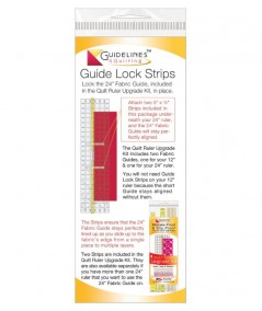 Guide Lock Strips4Upgrade Kit - Strisce di blocco per righelli da 24" o 60 cm - 2pz Guideline 4 Quilting - 1