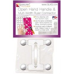 Open Hand Handle & Multi-Width Ruler Connector - Maniglia e connettore per righelli di larghezza diversa