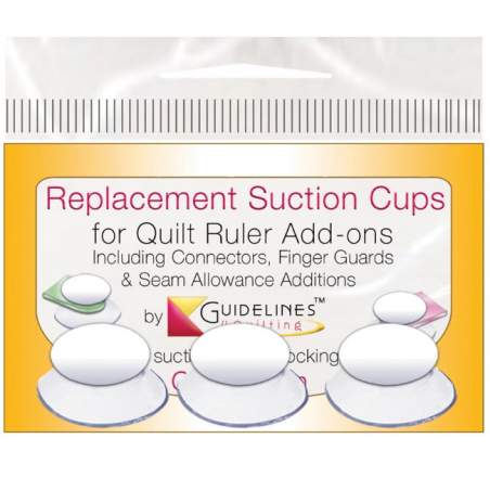 Replacement Suction Cups - Ventose di ricambio - 3pz Guideline 4 Quilting - 1