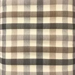 Tessuto Sostenuto Crema, Beige e Grigio a Quadretti Stim Italia srl - 1