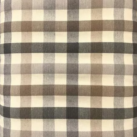 Tessuto Sostenuto Crema, Beige e Grigio a Quadretti Stim Italia srl - 1