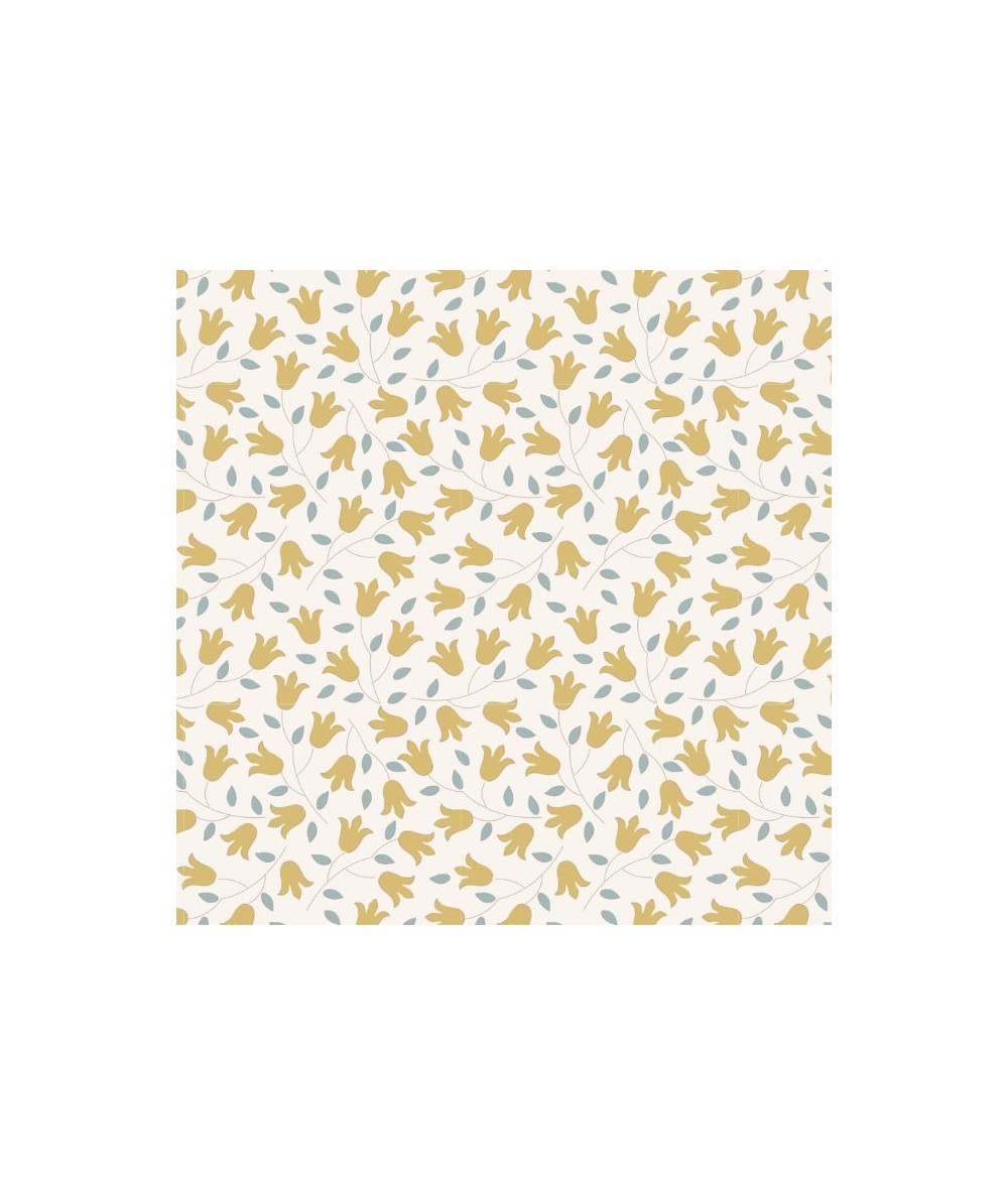 Tilda 110 Sophie Dijon, Tessuto Fiori Giallo Senape Tilda Fabrics - 1
