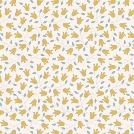 Tilda 110 Sophie Dijon, Tessuto Fiori Giallo Senape Tilda Fabrics - 1