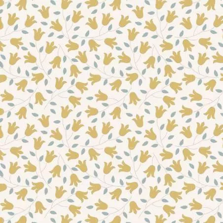 Tilda 110 Sophie Dijon, Tessuto Fiori Giallo Senape Tilda Fabrics - 1