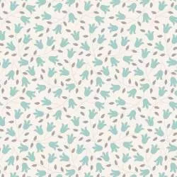Tilda 110 Sophie Teal, Tessuto Fiori Ottanio Tilda Fabrics - 1