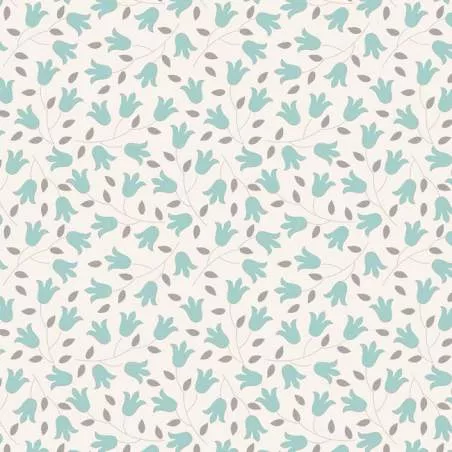 Tilda 110 Sophie Teal, Tessuto Fiori Ottanio Tilda Fabrics - 1