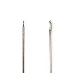 2 Aghi con Punta con Pallina per Ricamare -  37 x 0.6 mm  - 1