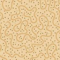 Henry Glass Spiced 108 Beige, Tessuto per Retro Quilt Beige con Riccioli Henry Glass - 1
