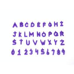 Pinnable Quilt Block Markers - Lettere e Numeri Segna Blocchi Patchwork - Bianco Purple Hobbies - 2