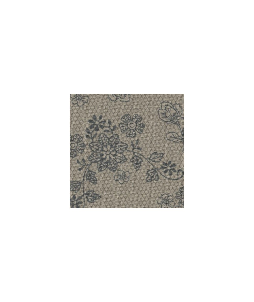 Stof Merci Beaucoup, Tessuto Grigio con Fiori Stof - 3