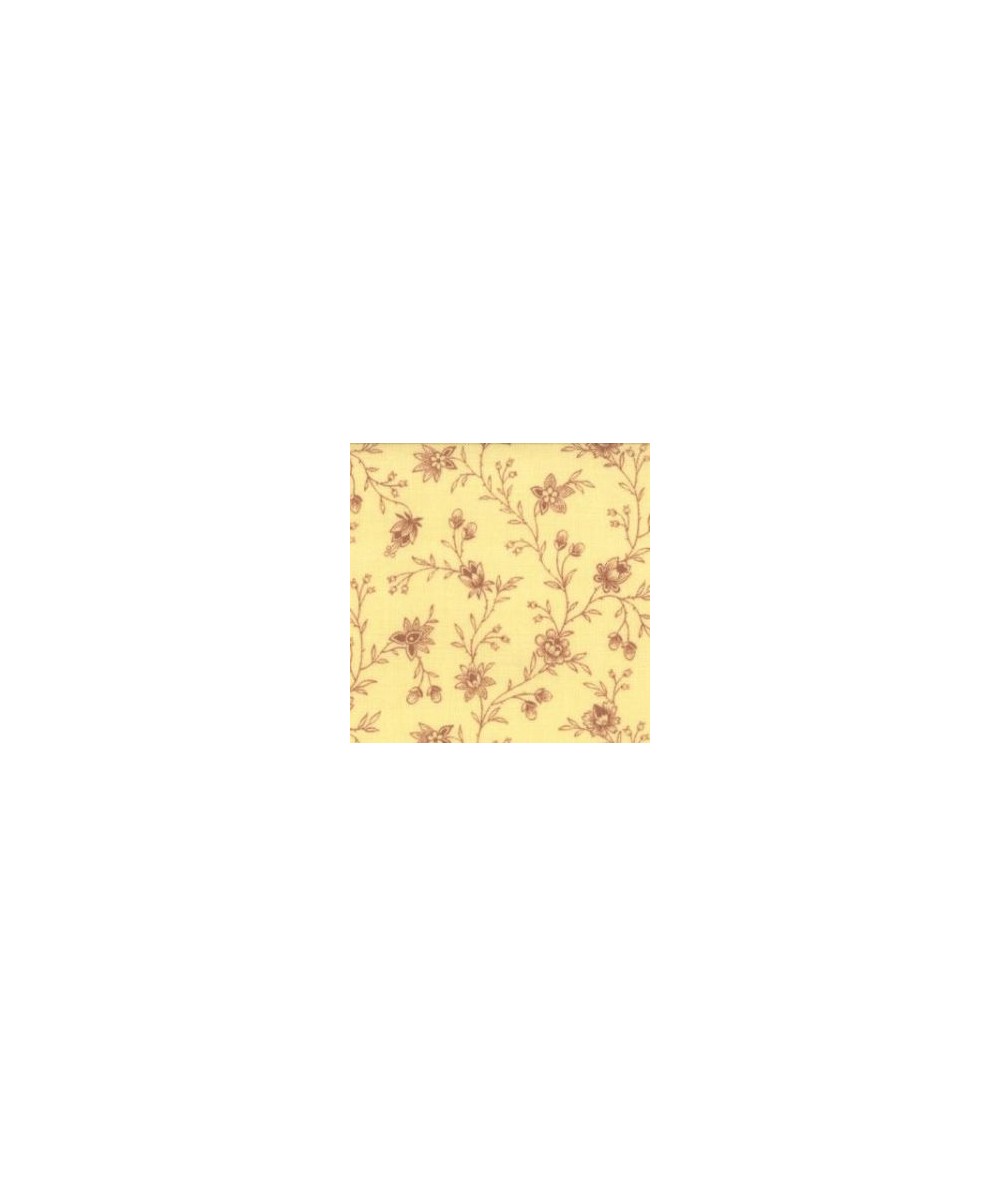 Moda Fabrics Lario, Tessuto Giallo con Fiori Moda Fabrics - 1