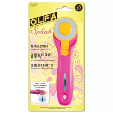 Taglierina Rosa con lama da 45 mm rotante - OLFA Olfa - 1