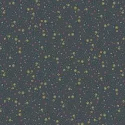 Henry Glass, Tealicious by Anni Downs - Tessuto Blu Scuro Fiori e Tulipani - 110cm Henry Glass - 1