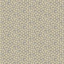 Henry Glass, Tealicious by Anni Downs - Tessuto Grigio con piccole Margherite - 110cm Henry Glass - 1