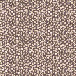 Henry Glass, Tealicious by Anni Downs - Tessuto Viola Prugna con piccole Margherite - 110cm Henry Glass - 1