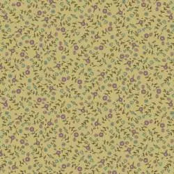 Henry Glass, Tealicious by Anni Downs - Tessuto Verde Salvia Fiori e Tulipani - 110cm Henry Glass - 1