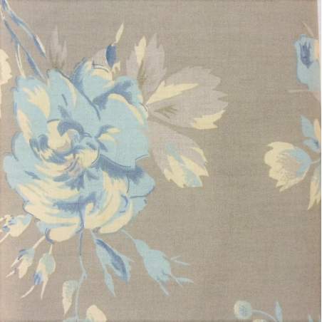 Mas d'Ouvan, Tessuto Beige con Grandi Rose Mas D’Ouvan - 1