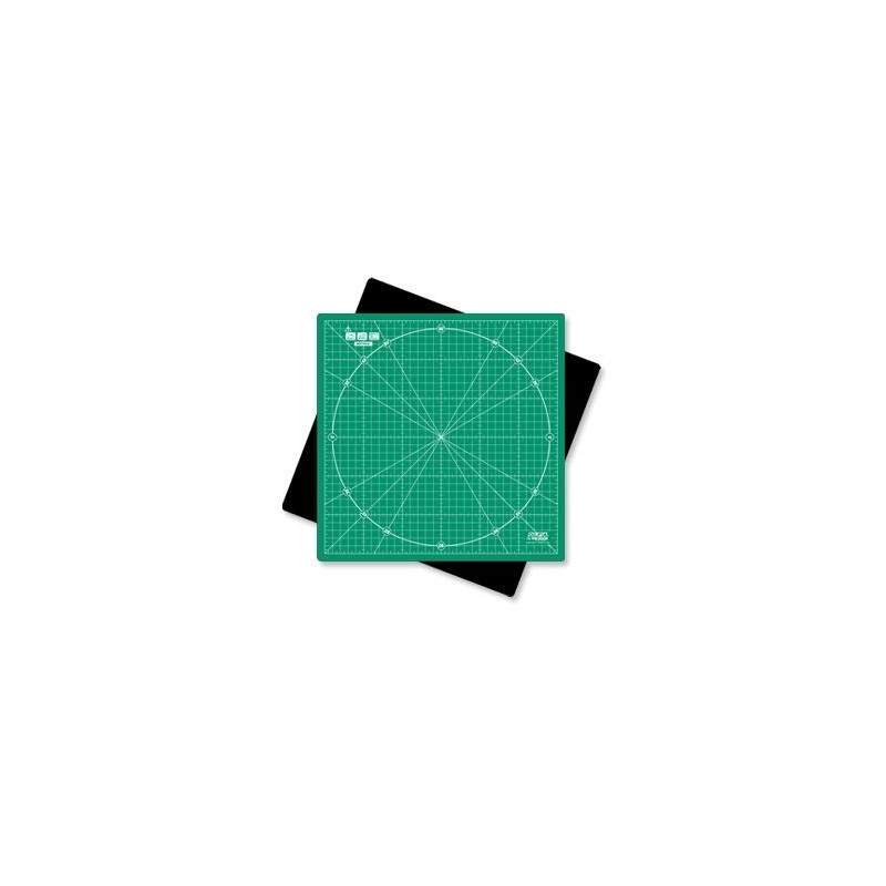 OLFA Piano di Taglio Rotante 30 x 30 centimetri - Verde - DEHP Free Olfa - 1