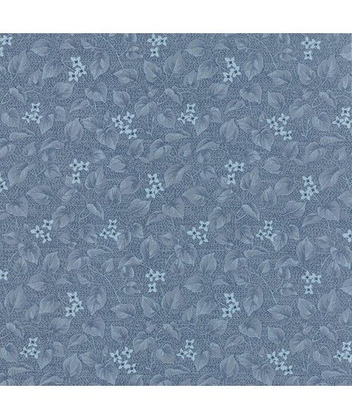 Moda Fabrics Union Blues, Tessuto Blu con Foglie e Fiori Moda Fabrics - 1