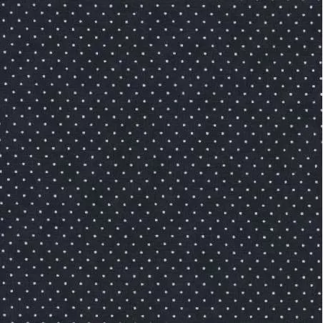 Moda Fabrics Essential Dots - Tessuto Nero Sfumato a Pois Moda Fabrics - 1