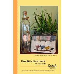 Three Little Birds Pouch by Yoko Saito - 16 pagine Stitch Publications - 2