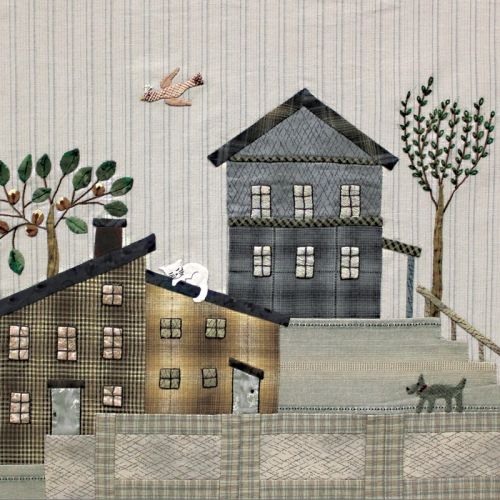 Mystery Quilt - Houses by Yoko Saito QUILTmania - 8