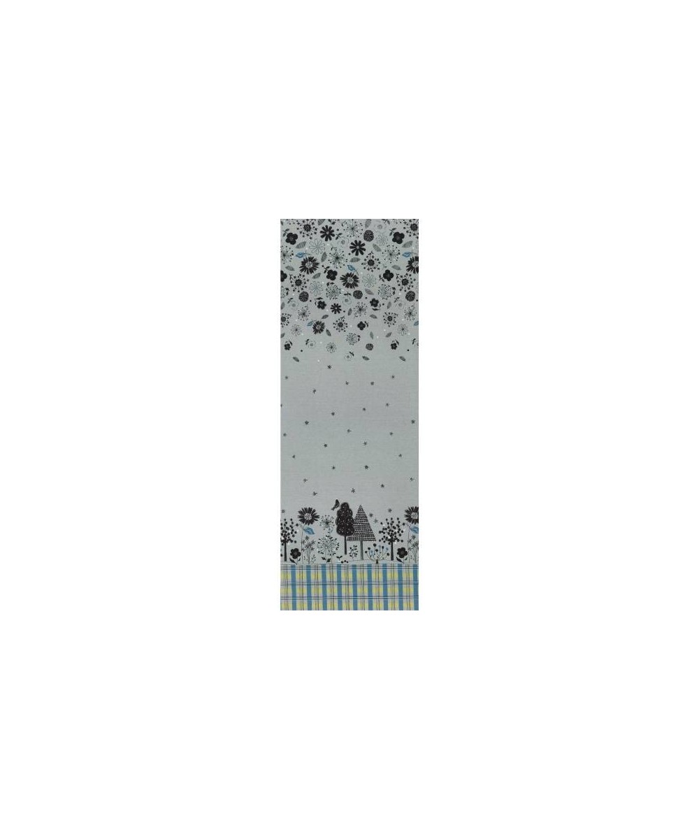 Lecien Lecre Spring, Tessuto Grigio con Fiori e Soffioni Lecien Corporation - 1