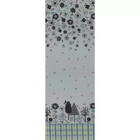 Lecien Lecre Spring, Tessuto Grigio con Fiori e Soffioni Lecien Corporation - 1