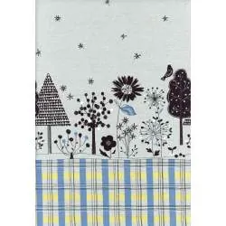 Lecien Lecre Spring, Tessuto Grigio con Fiori e Soffioni Lecien Corporation - 2