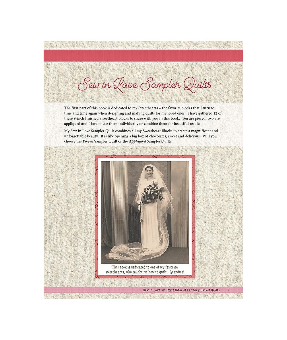 Sew In Love, Edyta Sitar - Make a Love Connection with the Art of Quilting Laundry Basket Quilts - 5