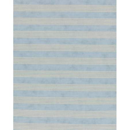 Moda Fabrics Country Orchard, Tessuto Azzurro a Righe Moda Fabrics - 1