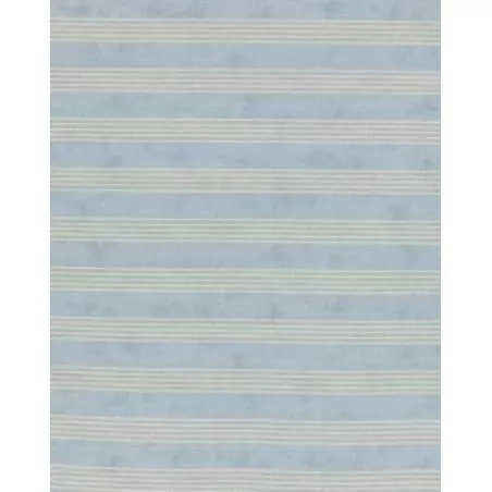 Moda Fabrics Country Orchard, Tessuto Azzurro a Righe Moda Fabrics - 1